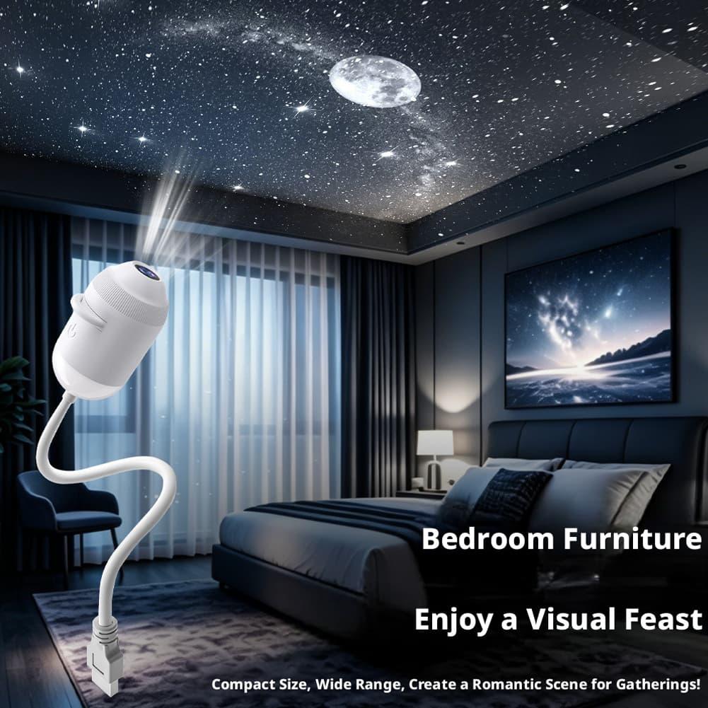 Planetarium Projector Home - Proyector de Estrellas 2 en 1,