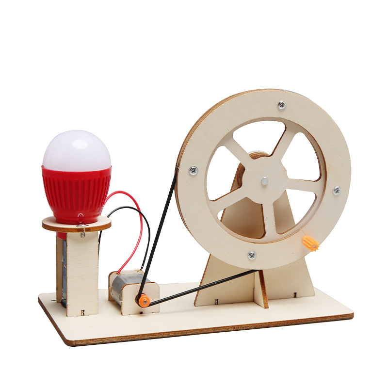 Science Diy Model - Mini generador de manivela manual con