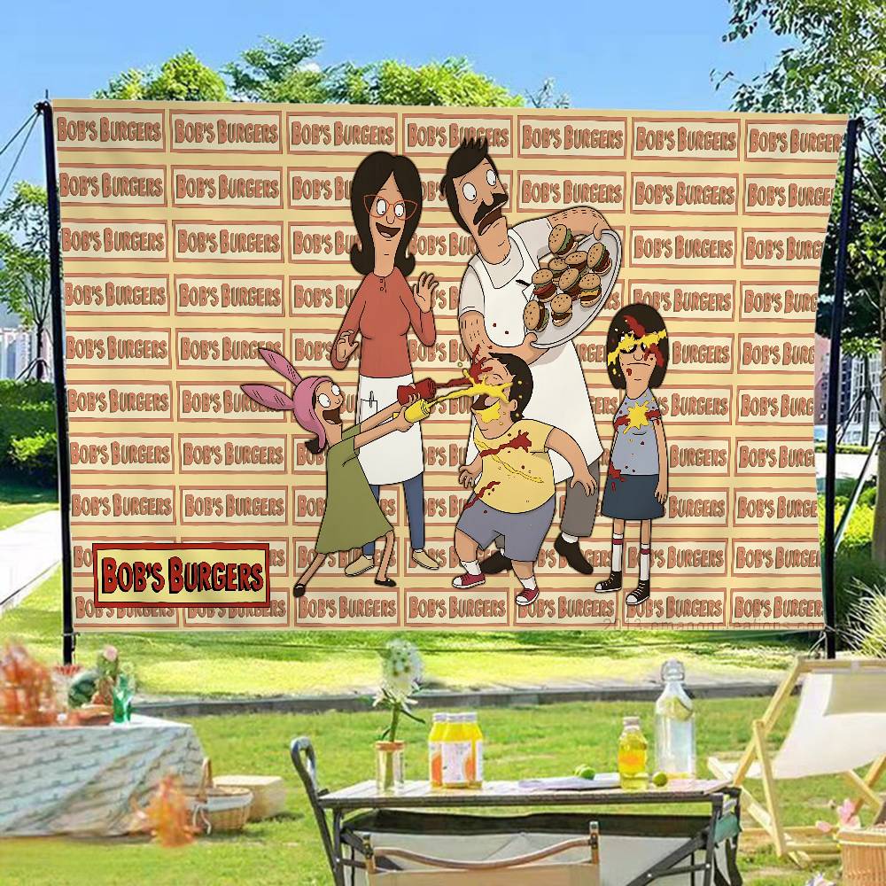Science Bob - Bandera grande con estampado de BobS-Burgers