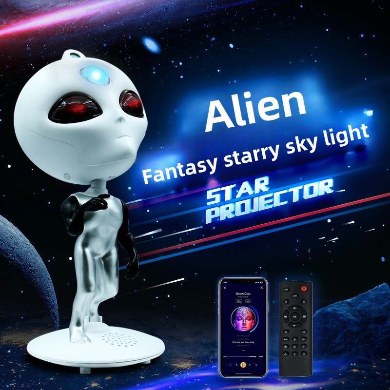 Planetarium Projector Home - Proyector Alien Galaxy Star con Altavoz