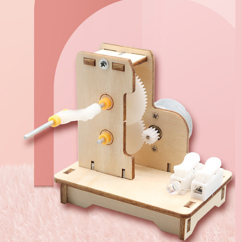 Mini generador de mano DIY, Ki - Science Diy Model reseña y precio