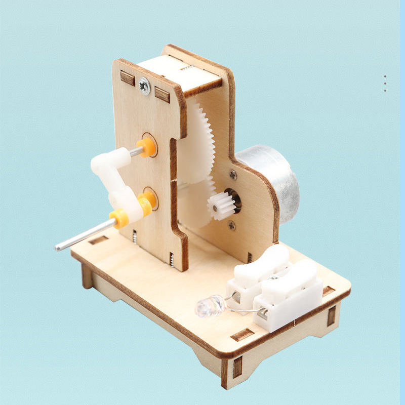 Mini generador de mano DIY, Ki - Science Diy Model reseña y precio