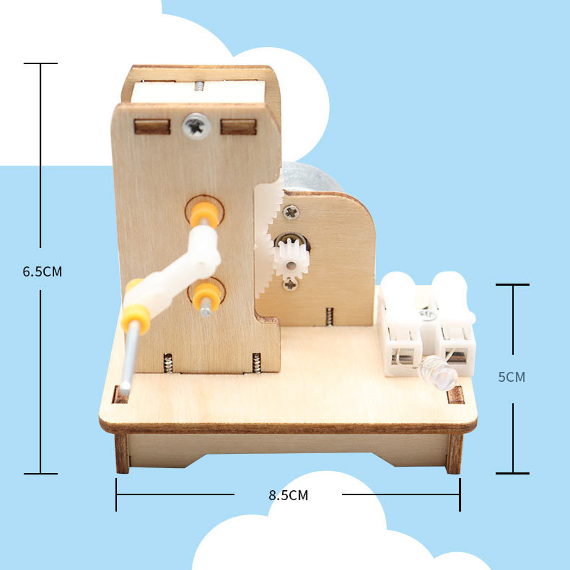 Mini generador de mano DIY, Ki - Science Diy Model reseña y precio