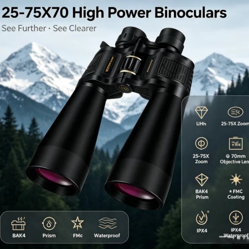 Binoculares BORWOLF 25-75X70 c - National Geographic Telescope 70Mm reseña y precio
