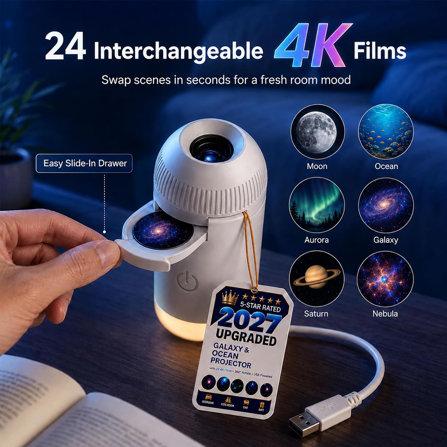 Proyector de Cielo Estrellado  - Planetarium Projector Home reseña y precio