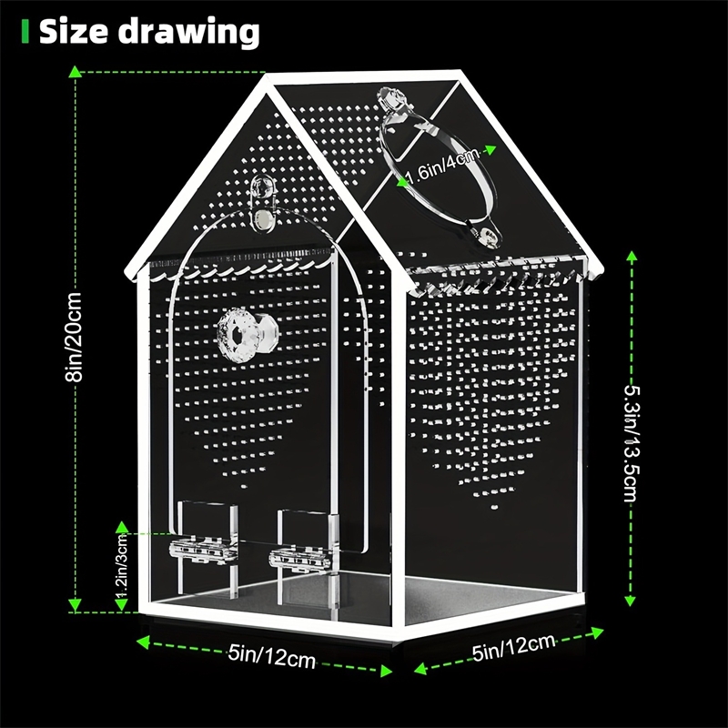 Caja de Hábitat Transparente d - Science Hobbyist reseña y precio