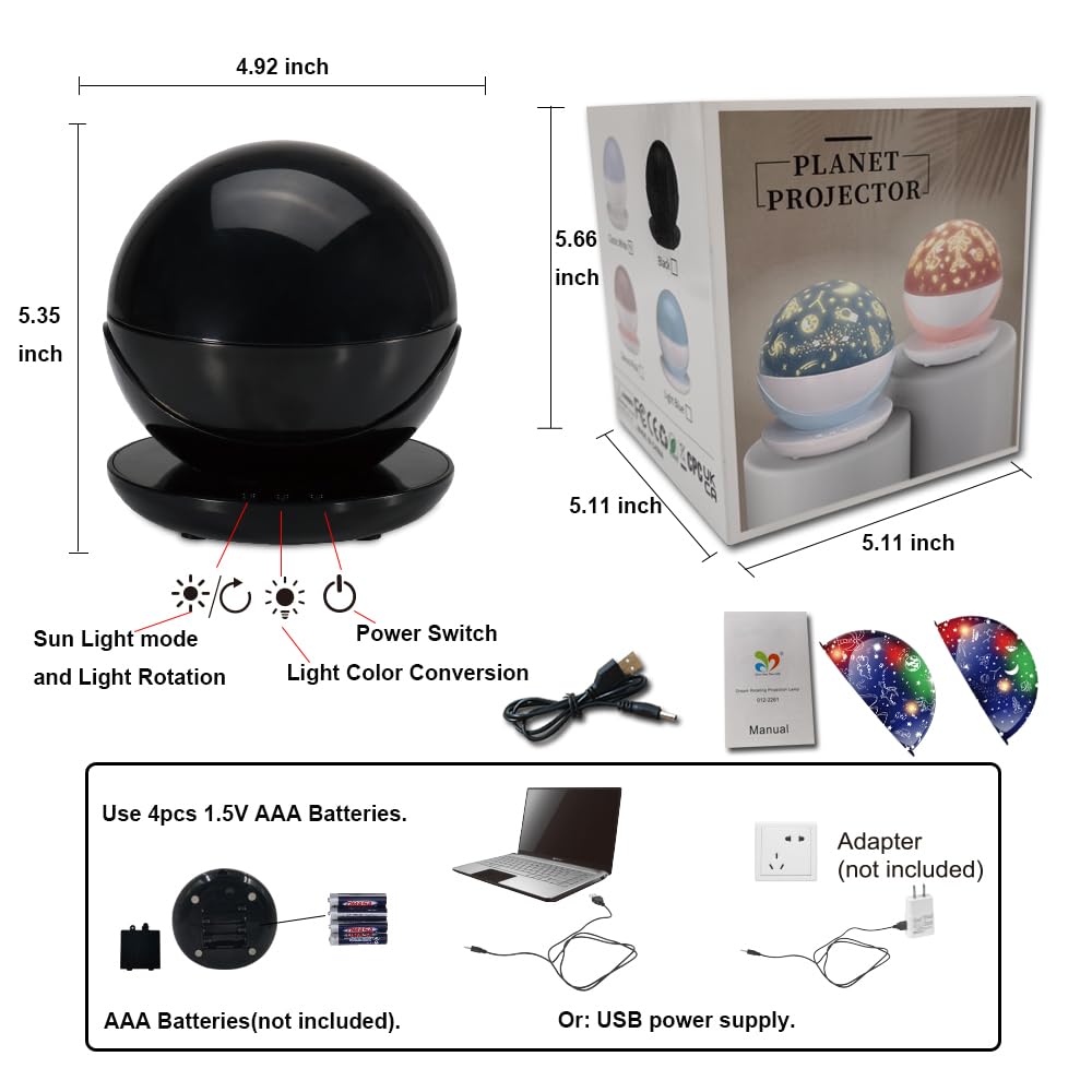 Lámpara Nocturna Infantil de U - Planetarium Projector Home reseña y precio